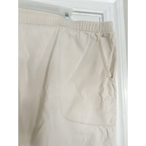 White Stag Womens Light Beige Elastic Waist Flat Front Stretch Pants 26/28 Av - Picture 2 of 4